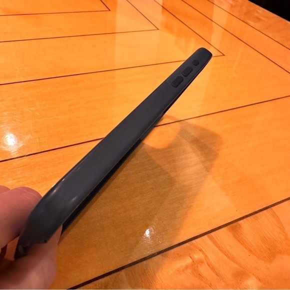 APPLE iphone 15 promax phone case official silicone case storm blue w box - Picture 4 of 14